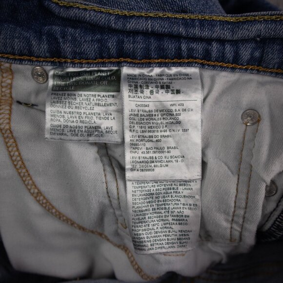 Levi's 541 Modern Classic Straight Washed Jeans 40x34 - Picture 6 of 8